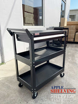 3-Tier Heavy-Duty Trolley With A Drawer (Tier Load: 50kg)