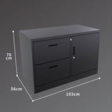 40'' 2-Drawer & Cabinet Toolbox (Optional Wheels)