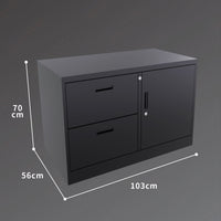 40'' 2-Drawer & Cabinet Toolbox (Optional Wheels)