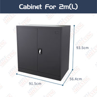 93.5(H)*91.5(W) 2-Shelf Lockable Cupboard