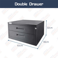 Double Drawer Unit Lockable