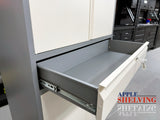 4-Door & 1-Drawer Storage Cabinet Lockable Cupboard