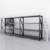 5m*2m*0.6m 3000KG Connecting Shelving With 1.5m Pegboard