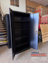 【Dent】2-Door Heavy-Duty Storage Lockable Cupboard (4-shelf)