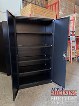 【Dent】2-Door Heavy-Duty Storage Lockable Cupboard (4-shelf)