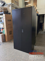 【Dent】2-Door Heavy-Duty Storage Lockable Cupboard (4-shelf)