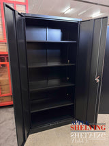 【Scratch】Steel Lockable 2-Door Storage Cabinet
