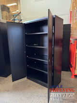 【Dent】2-Door Heavy-Duty Storage Lockable Cupboard (4-shelf)