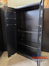 【Minor Scratches】Steel Lockable 2-Door Pegboard-Shelf Storage Cabinet