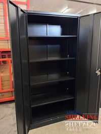 【Scratch】Steel Lockable 2-Door Storage Cabinet