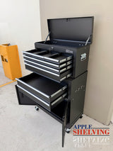 24'' 8-Drawer Steel Tool Chest &amp; Roller Cabinet