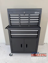 24'' 8-Drawer Steel Tool Chest &amp; Roller Cabinet