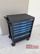 27'' 6-Drawer Peg Holes Roller Cabinet Toolbox With Caster Wheels