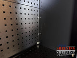 【Minor Scratches】Steel Lockable 2-Door Pegboard-Shelf Storage Cabinet