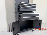 24'' 8-Drawer Steel Tool Chest &amp; Roller Cabinet