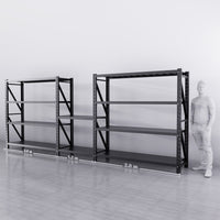 5.2m*2m*0.6m 2500KG (W*H*D) Connecting Shelving With Workstation
