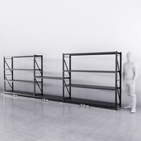 5.5m*1.8m*0.5m 1500KG (W*H*D) Connecting Shelving With Workstation