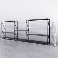 5.5m*2m*0.5m 1500KG (W*H*D) Connecting Shelving With Workstation