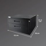 Double Drawer Unit Lockable