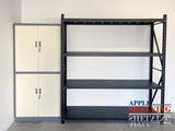 4-Door Storage Cabinet Lockable Cupboard (Steel)