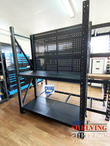 1.5m(W) 2-Shelf Workbench With 1-2 Pegboards