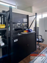 【PRE-ORDER】1.5m(L) Cabinet Steel Pegboard Workbench