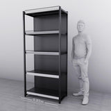 Black Pegboard Steel Retail Shelving