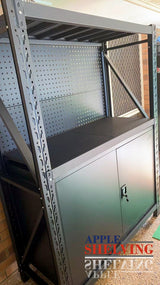 【PRE-ORDER】1.5m(L) Cabinet Steel Pegboard Workbench