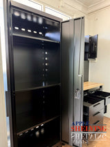 207cm(L) Steel Garage Pegboard Workbench Cabinet System