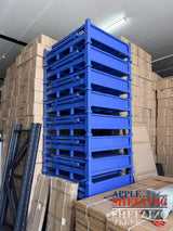 1.2*1.0*1.14m 700KG Blue Metal Stillage Cage Stackable