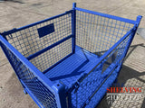 1.2*1.0*1.14m 700KG Blue Metal Stillage Cage Stackable