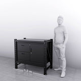 1.2m(L) 2-Drawer & Cabinet Steel Workbench