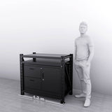 1.2m(L) 2-Drawer & Cabinet Steel Workbench