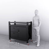 1.2m(L) 2-Drawer & Cabinet Steel Workbench