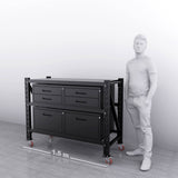 1.5m(L) 6-Drawer Steel Workbench