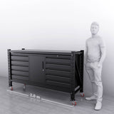 2m(L) 10-Drawer & Cabinet Steel Workbench