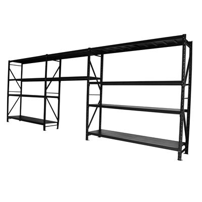 5.5m*2m*0.5m 1500KG (W*H*D) Connecting Shelving With Workstation