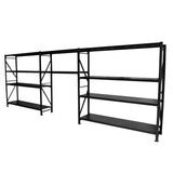 5.2m*1.8m*0.6m 2500KG (W*H*D) Connecting Shelving With Workstation