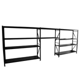 5.5m*2m*0.5m 1500KG (W*H*D) Connecting Shelving With Workstation