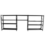 5.5m*2m*0.5m 1500KG (W*H*D) Connecting Shelving With Workstation