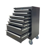 30'' 7-Drawer Roller Cabinet Toolbox With Caster Wheels