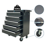 5-Drawer Roller Cabinet Toolbox With Caster Wheels