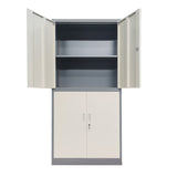4-Door Storage Cabinet Lockable Cupboard (Steel)