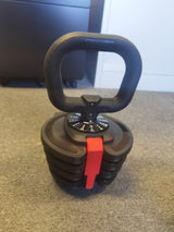 19kg Multi-Function Adjustable Dumbbell-Barbell-Kettlebell