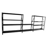 5.5m*2m*0.5m 1500KG (W*H*D) Connecting Shelving With Workstation