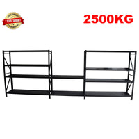 5.5m*2m*0.6m 2500KG (W*H*D) Connecting Shelving With Workstation