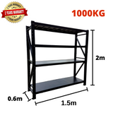 1.5m*2m*0.6m 1000KG (W*H*D) Steel Shelving