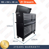 Combo Deal - 42'' 21-Drawer Roller Cabinet Toolbox