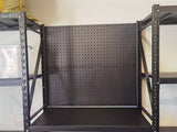 5.5m*2m*0.5m 1500KG Connecting Shelving Workbench with pegboard