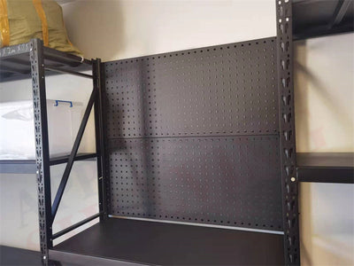 6m*2m*0.5m 1500KG Connecting Shelving Workbench With Pegboard